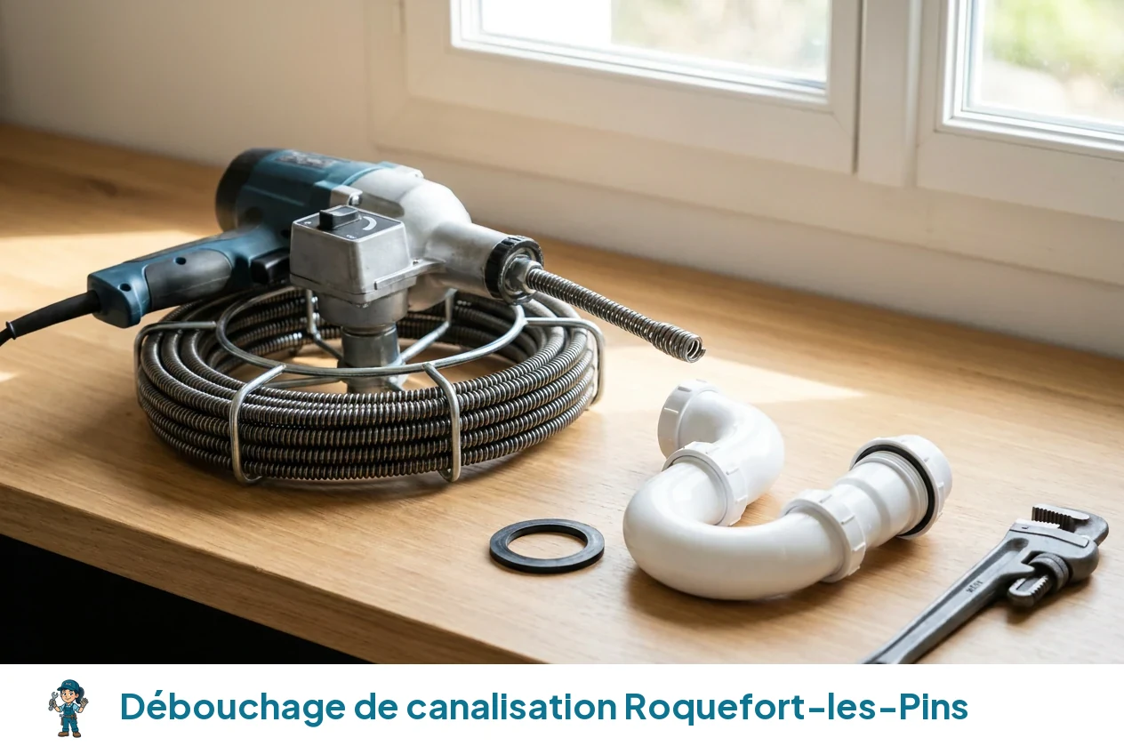 Débouchage de canalisation à Roquefort-les-Pins