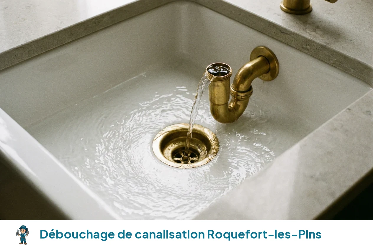 Débouchage de canalisation à Roquefort-les-Pins