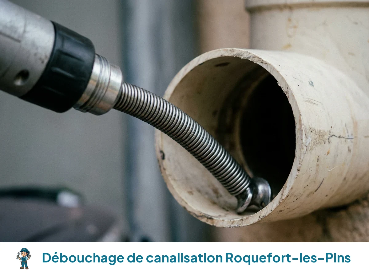 Débouchage de canalisation à Roquefort-les-Pins
