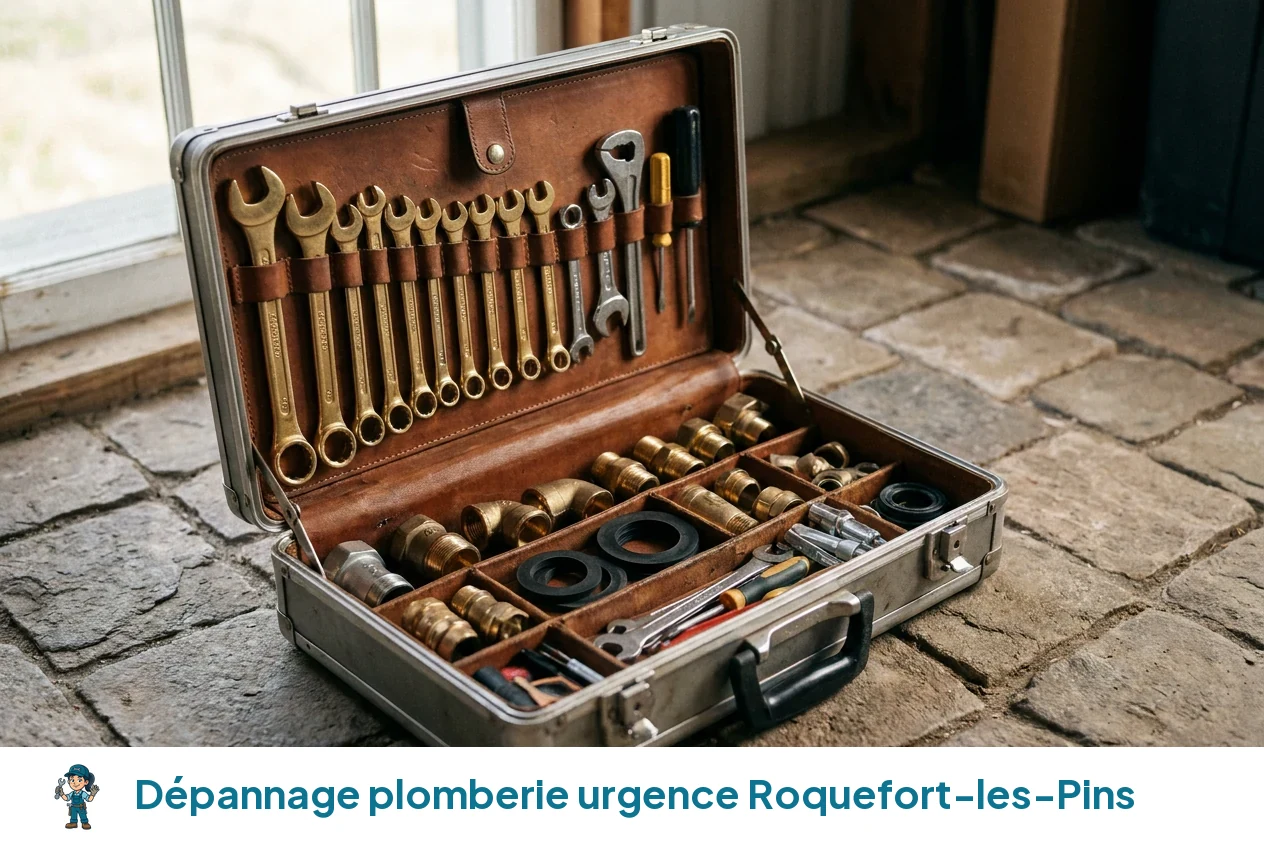 Dépannage plomberie urgence à Roquefort-les-Pins