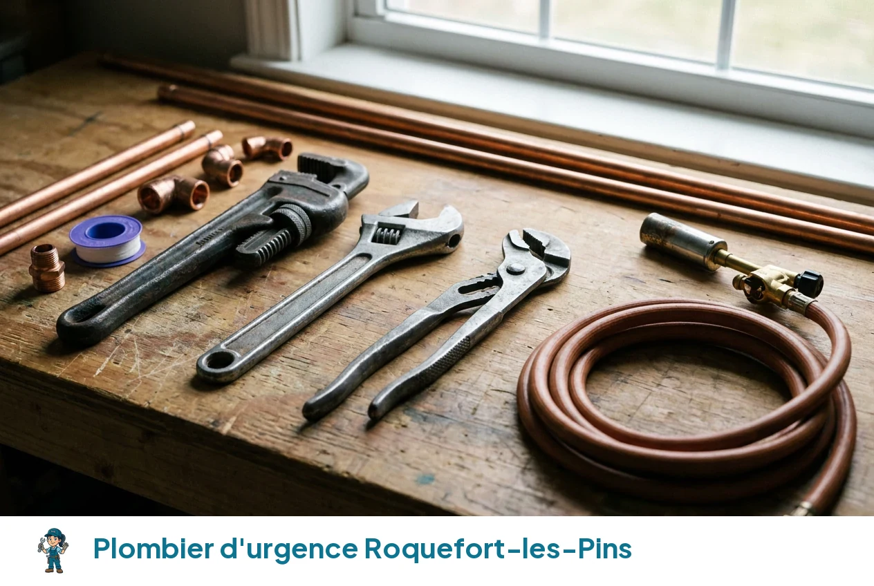 Plombier d'urgence à Roquefort-les-Pins