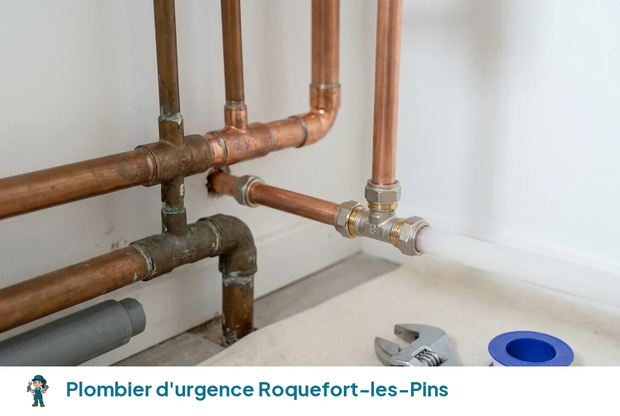 Plombier d'urgence à Roquefort-les-Pins