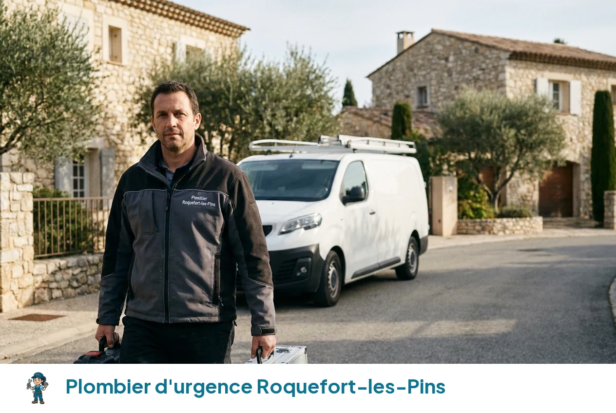 Plombier d'urgence à Roquefort-les-Pins