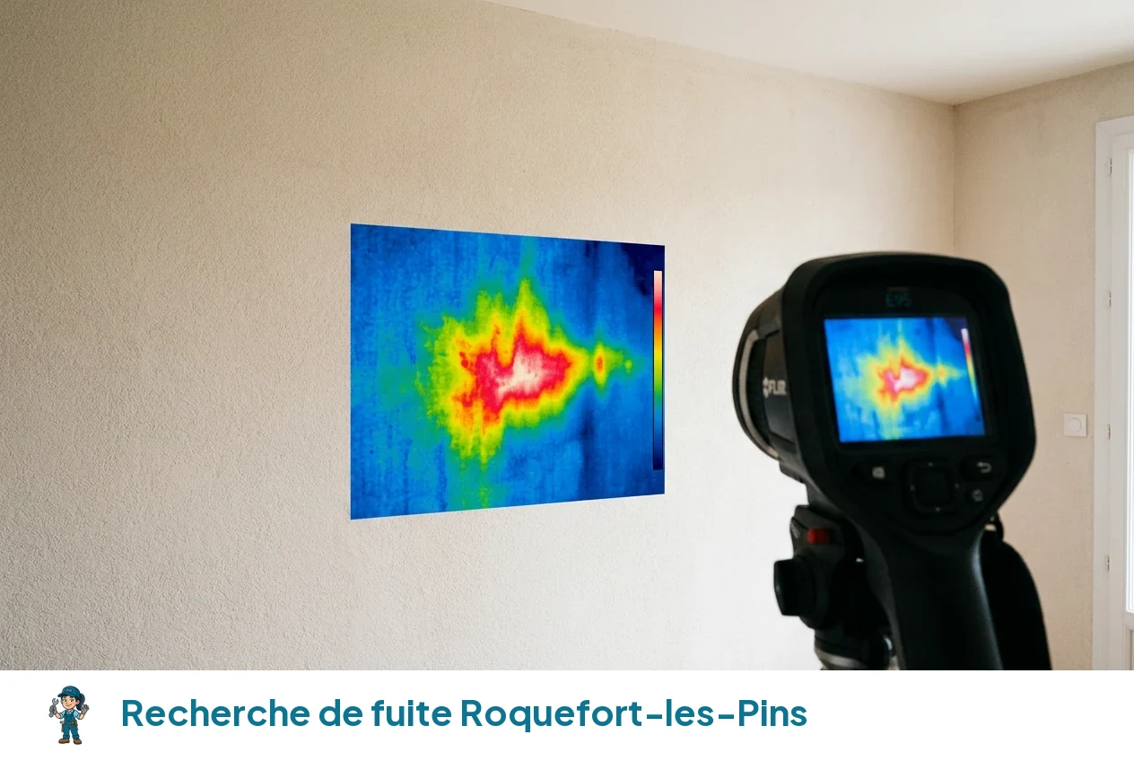 Recherche de fuite à Roquefort-les-Pins
