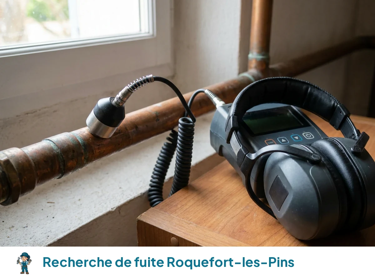 Recherche de fuite à Roquefort-les-Pins