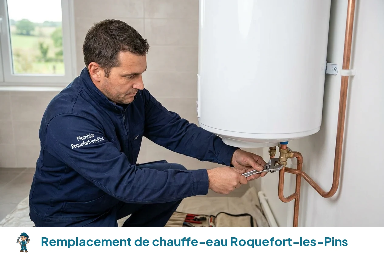 Remplacement de chauffe-eau à Roquefort-les-Pins