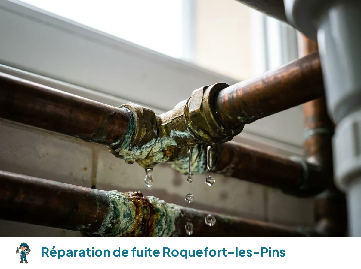 Réparation de fuite à Roquefort-les-Pins