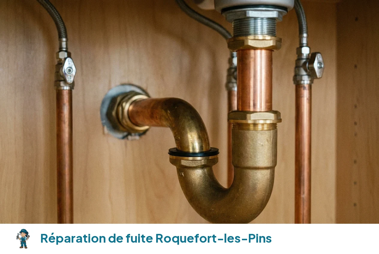 Réparation de fuite à Roquefort-les-Pins